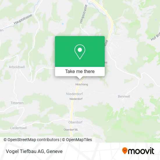 Vogel Tiefbau AG map