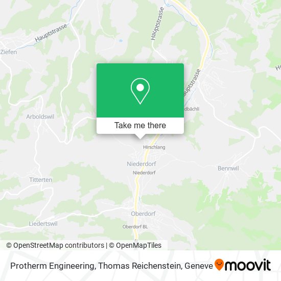 Protherm Engineering, Thomas Reichenstein map