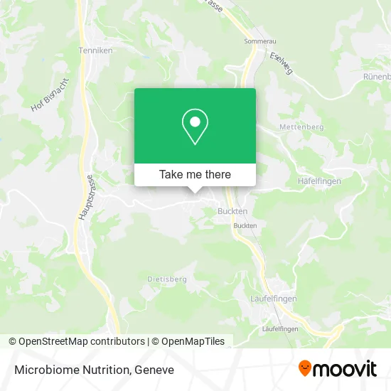 Microbiome Nutrition map