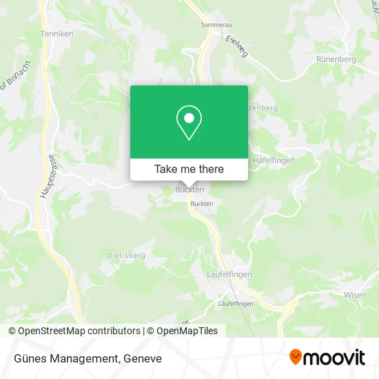Günes Management map