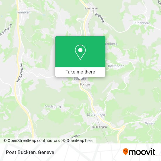Post Buckten map