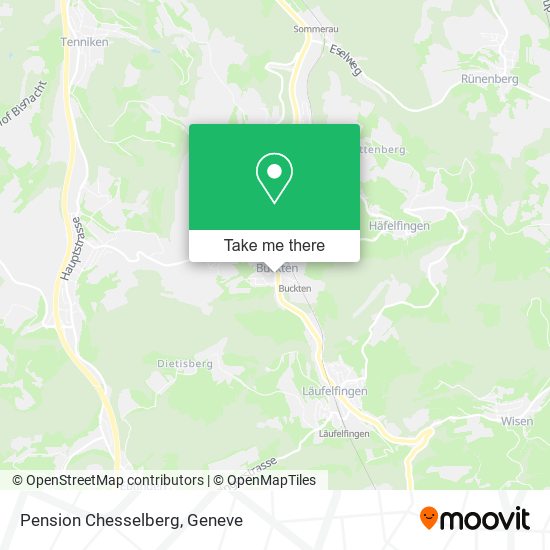 Pension Chesselberg map