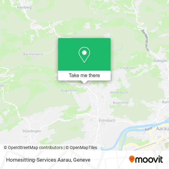 Homesitting-Services Aarau map