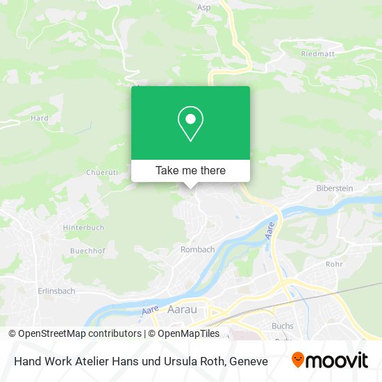 Hand Work Atelier Hans und Ursula Roth map