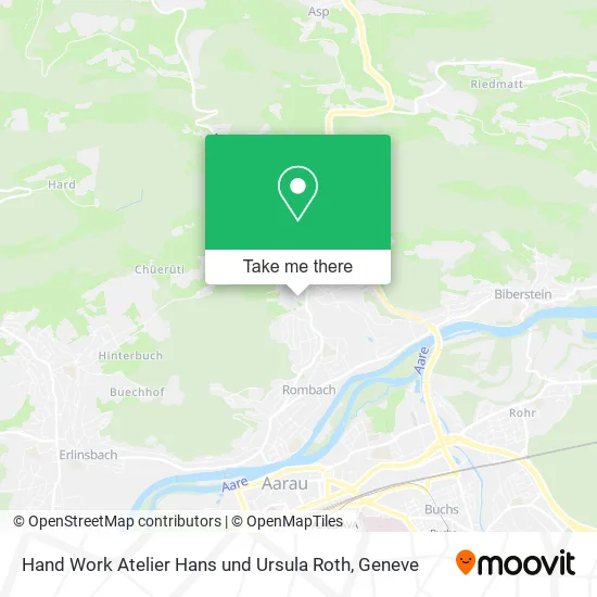 Hand Work Atelier Hans und Ursula Roth map