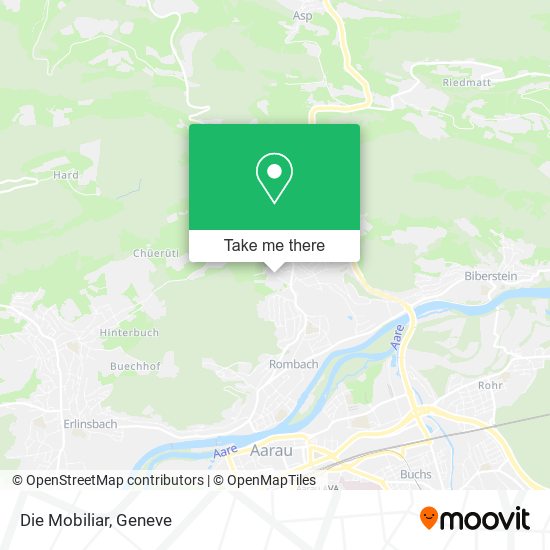 Die Mobiliar map