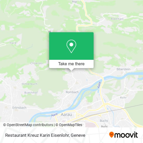 Restaurant Kreuz Karin Eisenlohr map