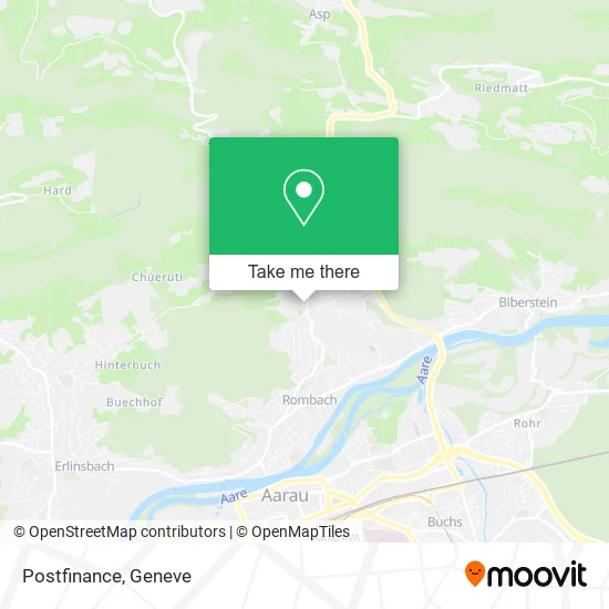 Postfinance map