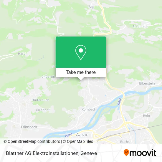 Blattner AG Elektroinstallationen map