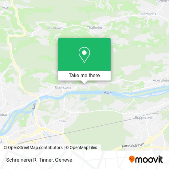 Schreinerei R. Tinner map