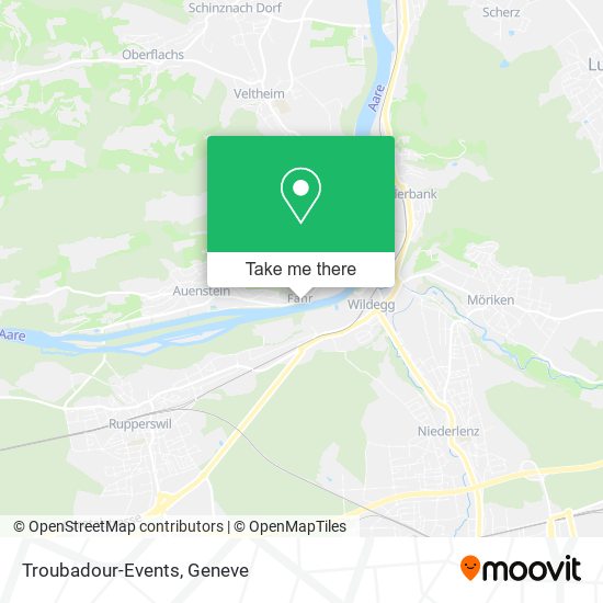 Troubadour-Events map