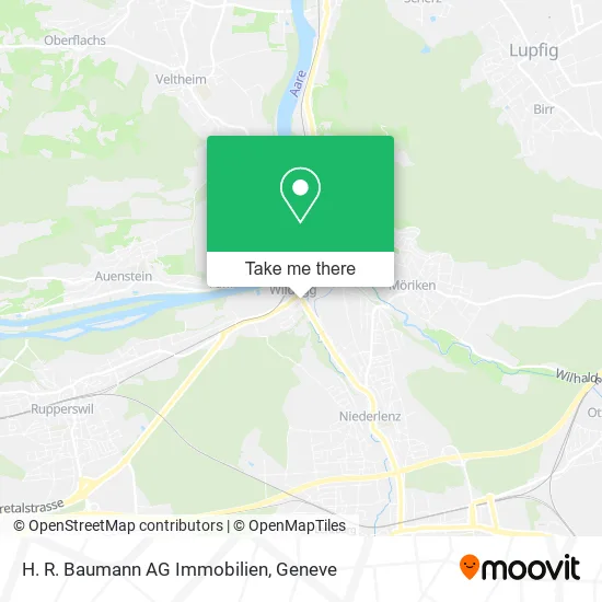 H. R. Baumann AG Immobilien map