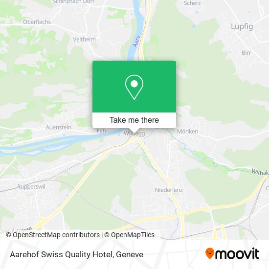 Aarehof Swiss Quality Hotel map