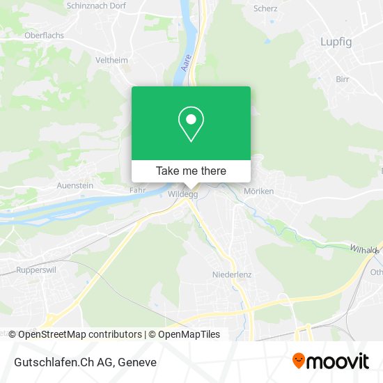 Gutschlafen.Ch AG map