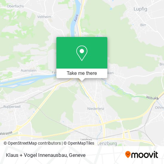 Klaus + Vogel Innenausbau map