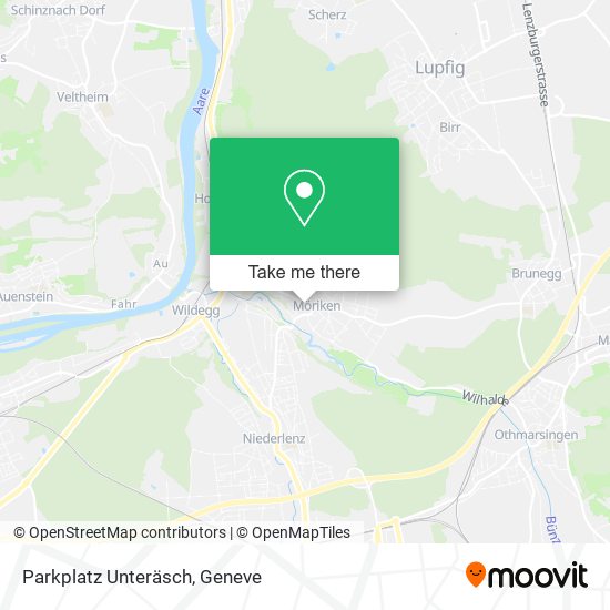 Parkplatz Unteräsch map