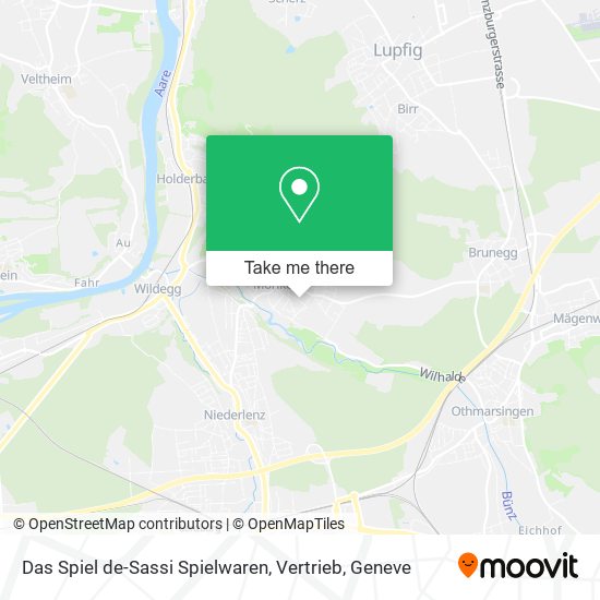 Das Spiel de-Sassi Spielwaren, Vertrieb map