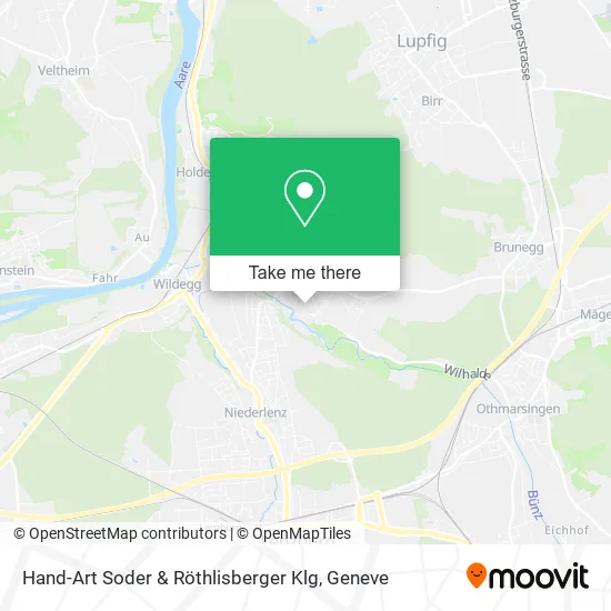 Hand-Art Soder & Röthlisberger Klg map