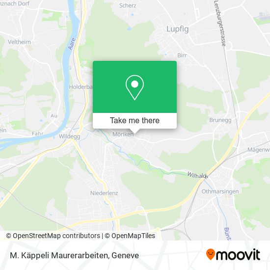 M. Käppeli Maurerarbeiten map