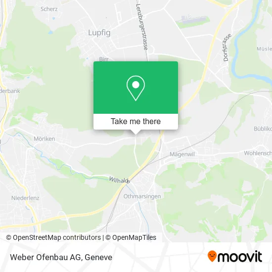 Weber Ofenbau AG map