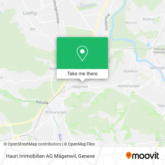 Hauri Immobilien AG Mägenwil map