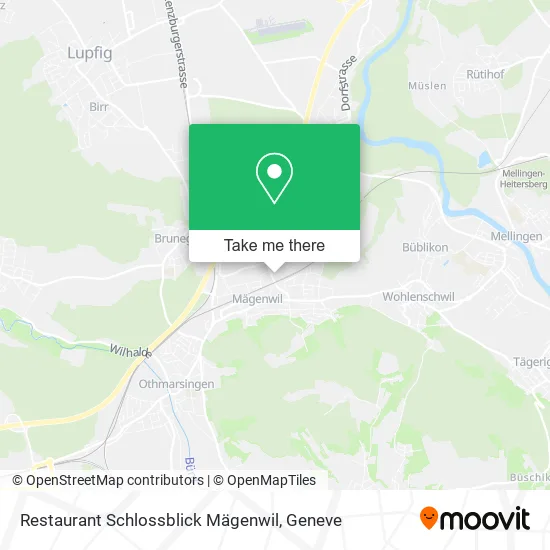 Restaurant Schlossblick Mägenwil map