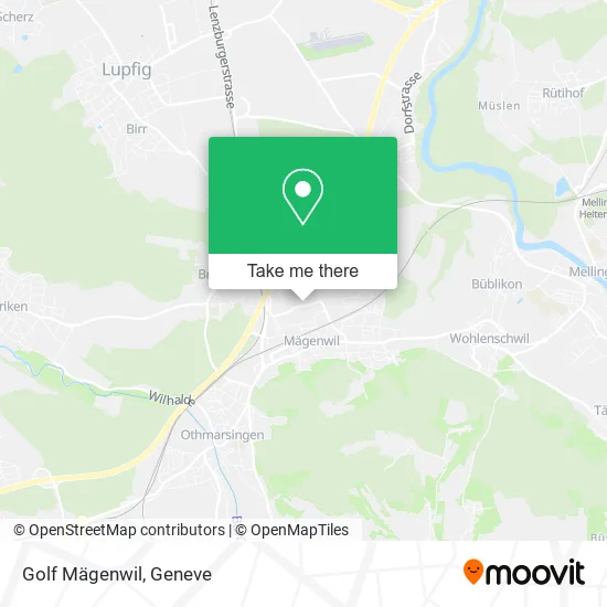 Golf Mägenwil map