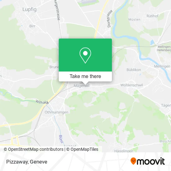 Pizzaway map