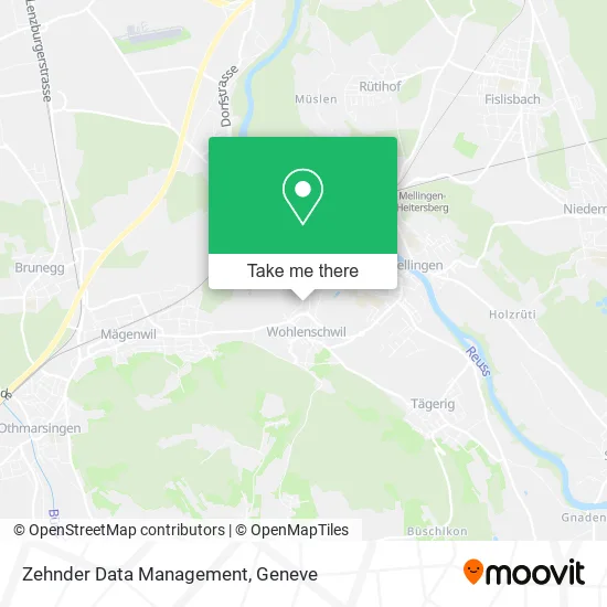 Zehnder Data Management map