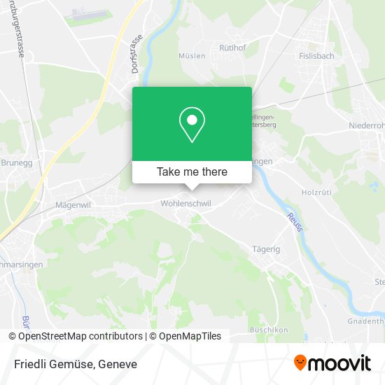 Friedli Gemüse map