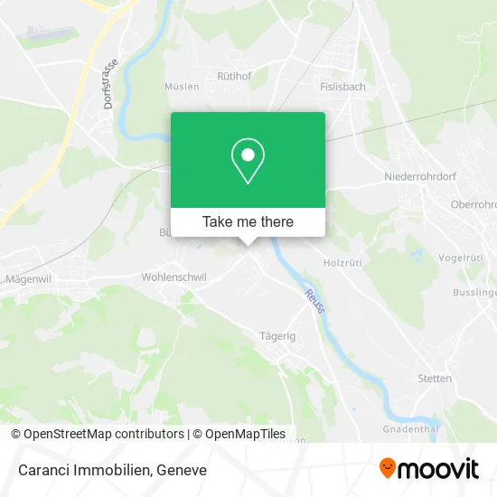Caranci Immobilien map