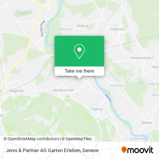 Jenni & Partner AG Garten Erleben map