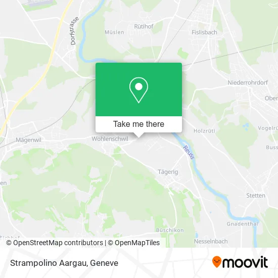Strampolino Aargau map