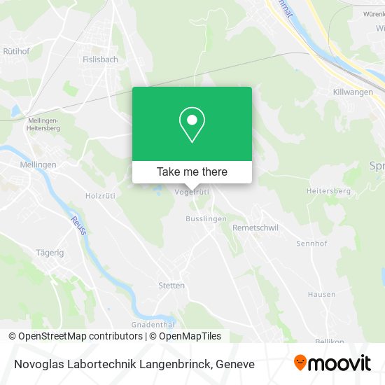 Novoglas Labortechnik Langenbrinck map