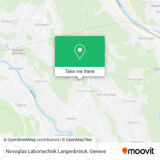 Novoglas Labortechnik Langenbrinck map