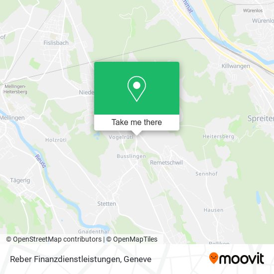 Reber Finanzdienstleistungen map
