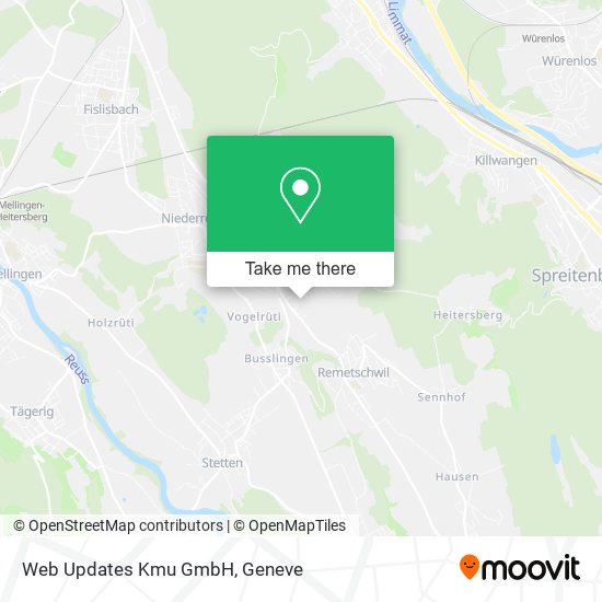Web Updates Kmu GmbH map
