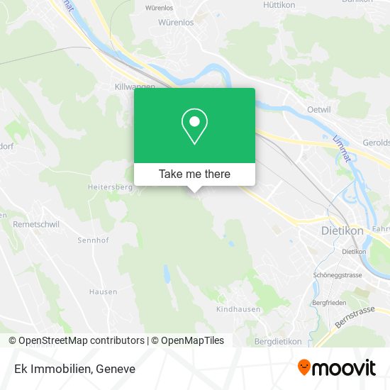 Ek Immobilien map