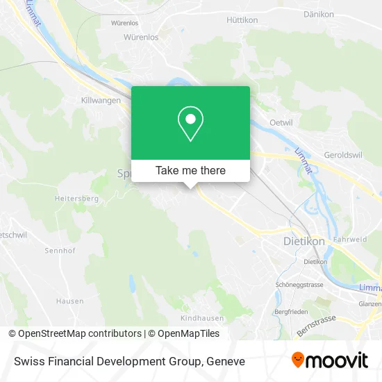Swiss Financial Development Group map