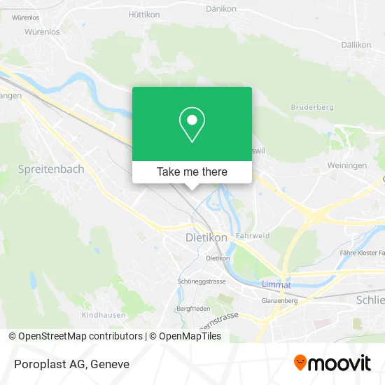Poroplast AG map