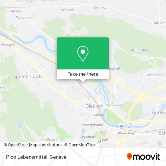 Pico Lebensmittel map