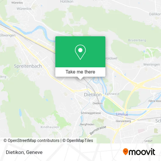 Dietikon map