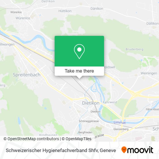 Schweizerischer Hygienefachverband Shfv map