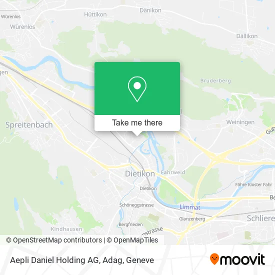 Aepli Daniel Holding AG, Adag map