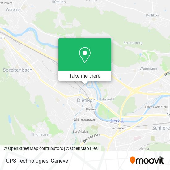 UPS Technologies map