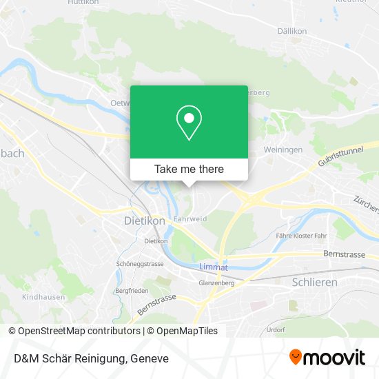 D&M Schär Reinigung map