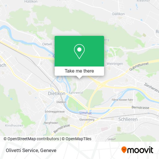Olivetti Service map