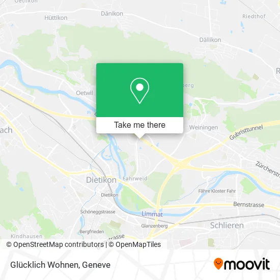 Glücklich Wohnen map