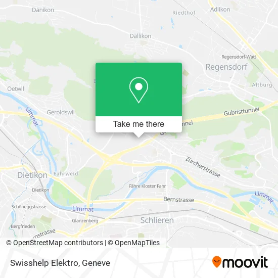 Swisshelp Elektro map