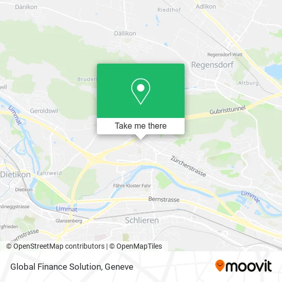 Global Finance Solution map